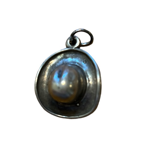 Sterling Hat Charm - Picture 2 of 3